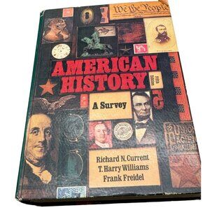 American History a survey hardcover book by Richard Current knopf English READ